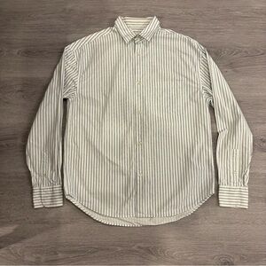 Zara White Striped Shirt